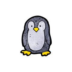 cartoon little penguin