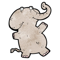 funny cartoon elephant