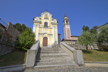 chiesa s.s.martiri o san graziano ad arona sul lago maggiore da visitare