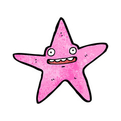Obraz premium cartoon starfish