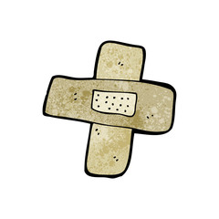cartoon sticking plaster