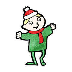 cartoon christmas elf