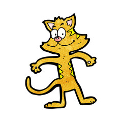 cartoon smiling cat