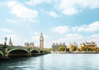 Obraz na płótnie Canvas Big Ben in sunny day, London