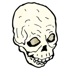 cartoon skull