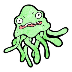 cartoon squid