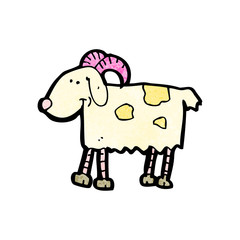 Fototapeta premium cartoon goat