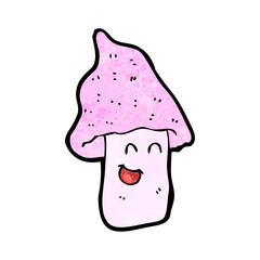 mushroom cartoon character