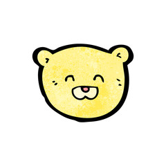 teddy bear head cartoon