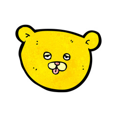 teddy bear head cartoon