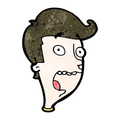 cartoon shocked man