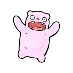 cartoon pink bear