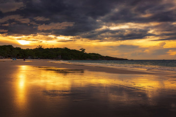 Fototapeta na wymiar Beach in sunrise, Thailand