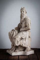 Side of Moses statue