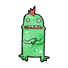 cartoon swamp monster