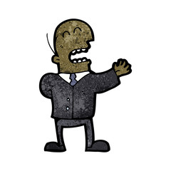 cartoon businessman