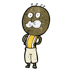 cartoon mustache man