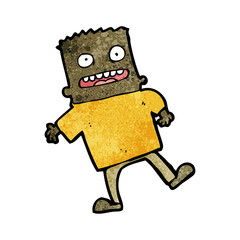 Fototapeta premium cartoon happy man