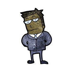 cartoon businessman