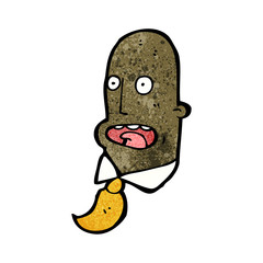 cartoon shocked face