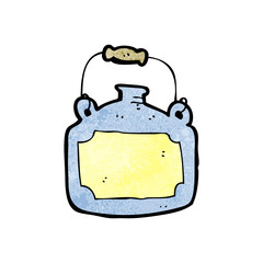 old clay bottle cartoon