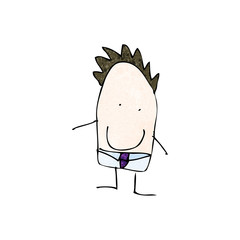 child's drawing of a dad