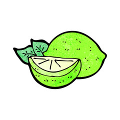 cartoon lime