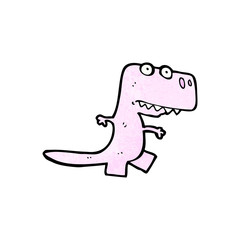 cartoon pink dinosaur