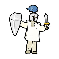 cartoon medieval knight