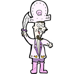 cartoon pink pirate