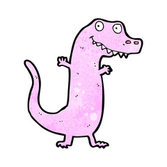cartoon pink dinosaur