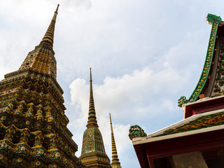 Thailand architecture , wat pho , Thailand bangkok

