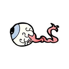 gross eyeball cartoon