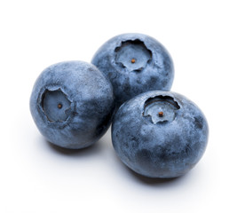Drei Blaubeeren
