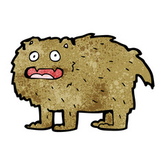 cartoon hairy beast