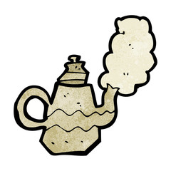cartoon coffee pot