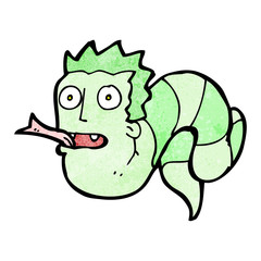 cartoon snake man
