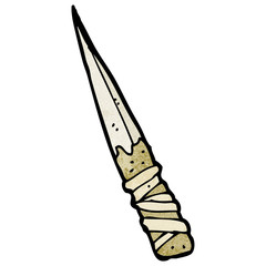 cartoon wooden stake