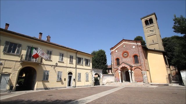 San Pietro All'olmo Cornaredo Provincia Di Milano Chiesa Abbaziale O Chiesa Vecchia