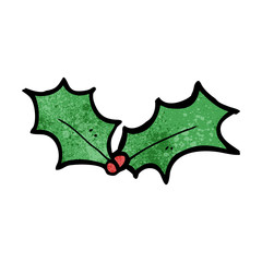 Naklejka premium cartoon holly