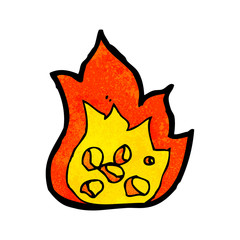 cartoon fire