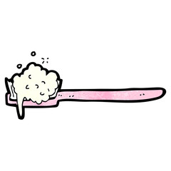 cartoon toothbrush