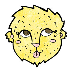 cartoon lion face