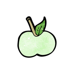 cartoon apple