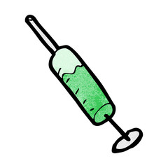 cartoon drugs syringe