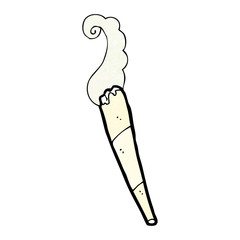 cartoon marijuana cigarette