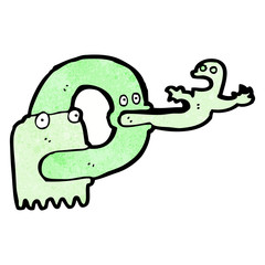 cartoon spooky ghost