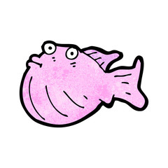 cartoon funny fish
