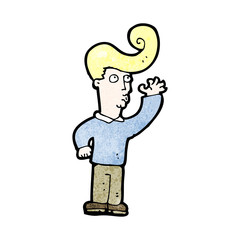 cartoon man with big hair