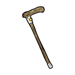cartoon walking stick